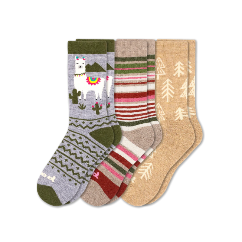 Pacas - Wholesale Socks - Women's - 3 Pack - Women's Crew Pacas Socks49