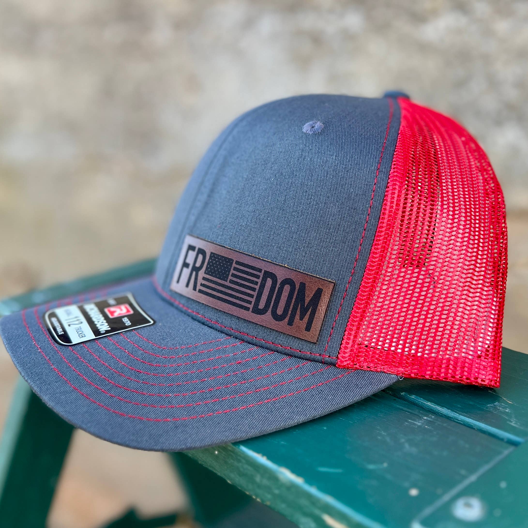 RiOak Design & Hat Co. - Wholesale Baseball Cap - Men's - Freedom Red Richardson 112 Baesball Cap2