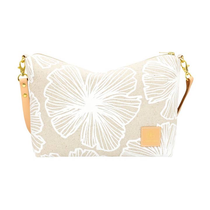 Mini Slouchy Cross Body • Seaflower • White Collection for wholesale by Jana Lam