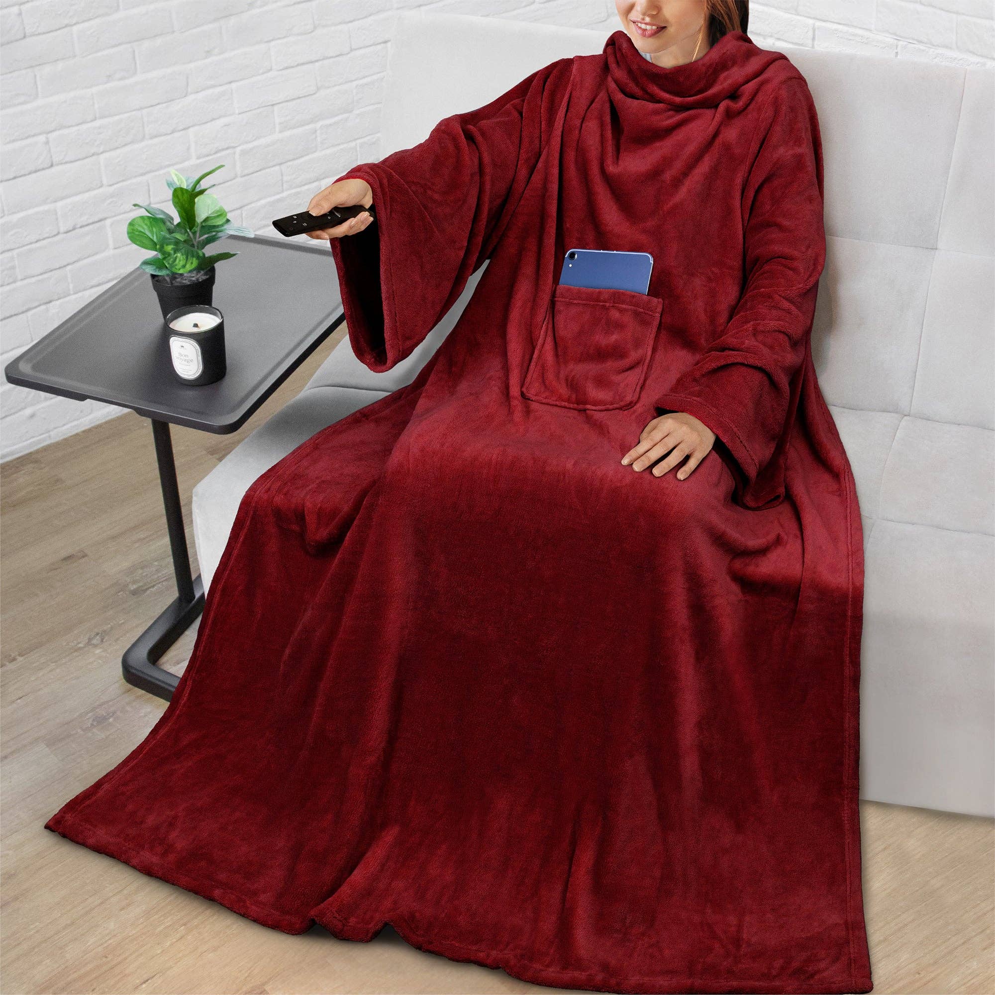 Pavilia - Vendita all'ingrosso Plaid - Coperta con maniche - Tasca applicata21