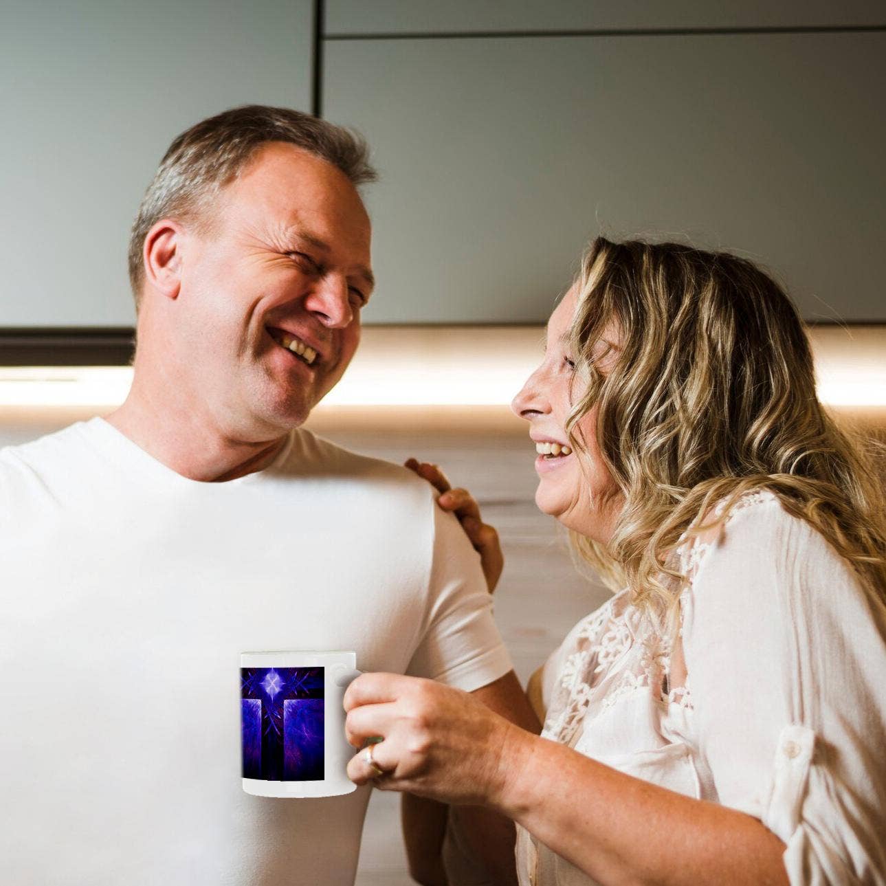 3dRose - Wholesale Coffee Mug - 3dRose, Bright Blue Heavenly Crossroads, Mug10