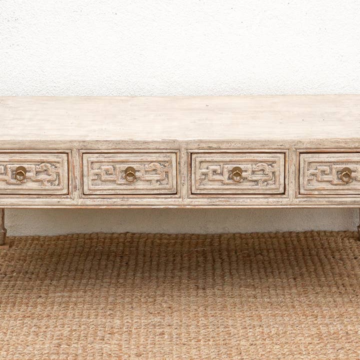 Forstyrret hvid traditionel Ming kaffebord for engroshandel hos De-cor