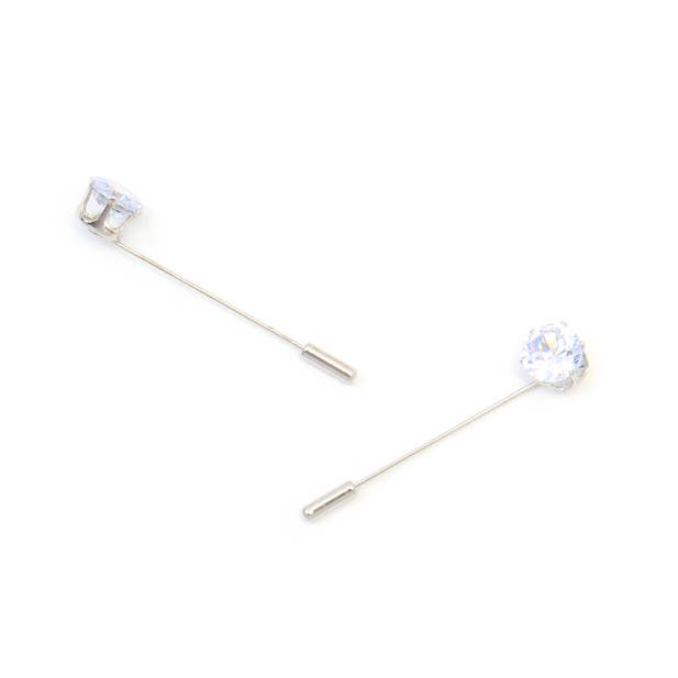 Inca UK – wholesale Hair pin – Card of 2 Hijab pins with large diamante 5cm1