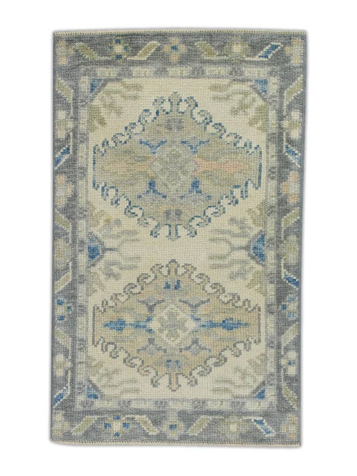 Turkish Oushak Rug 1'10" x 3'1" #7794 for wholesale by Turkish Rug