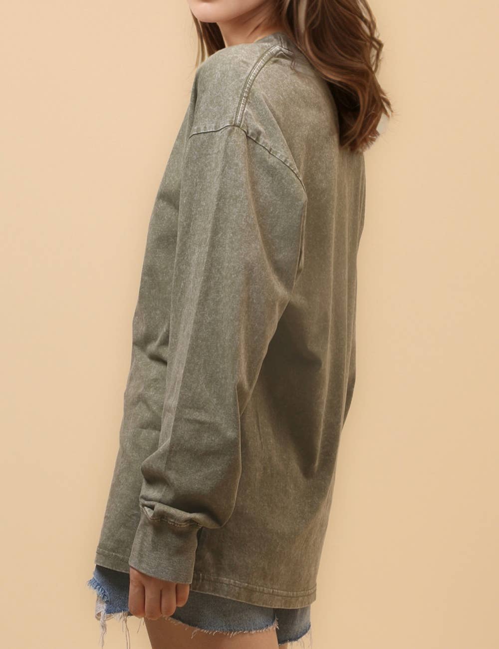 Sweetkama – wholesale Sweatshirt – Women's – Ladies Solid Color Crew Neck Sweatshirt SKT465212