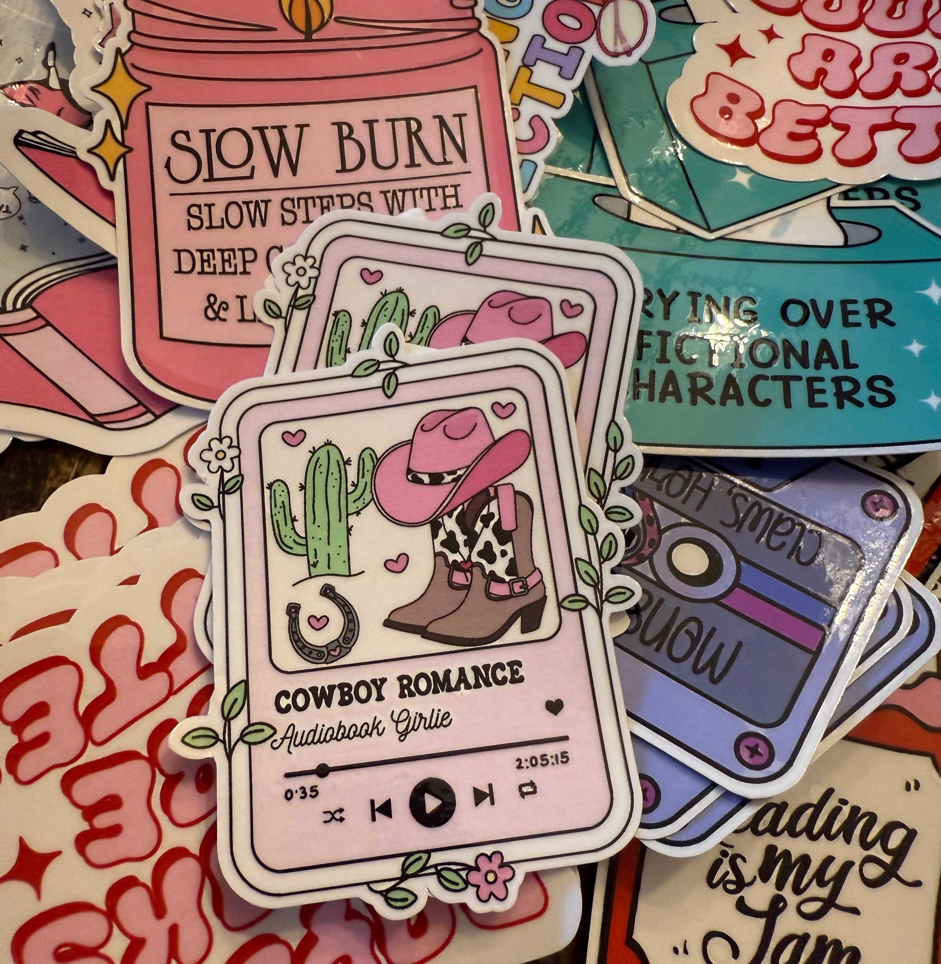 Scents, Stories, and Surprises - Wholesale Sticker - Audiobook Trope Sticker0