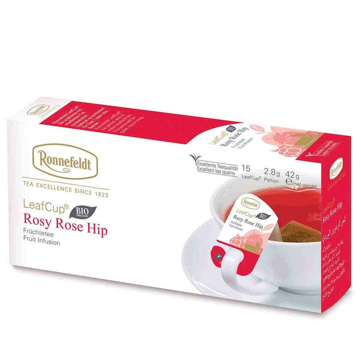 Ronnefeldt LeafCup® Rosy Rose Hip Bio Fruit – 6 × 15 Case
for wholesale by Ronnefeldt USA