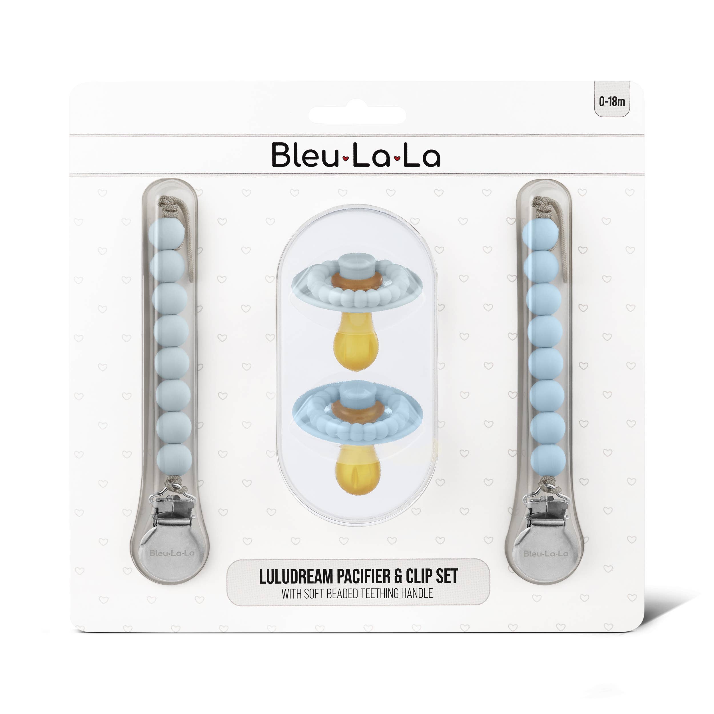 Bleu La La - Wholesale Pacifier - Baby - Luladream Pacifiers - Natural Rubber Nipple13