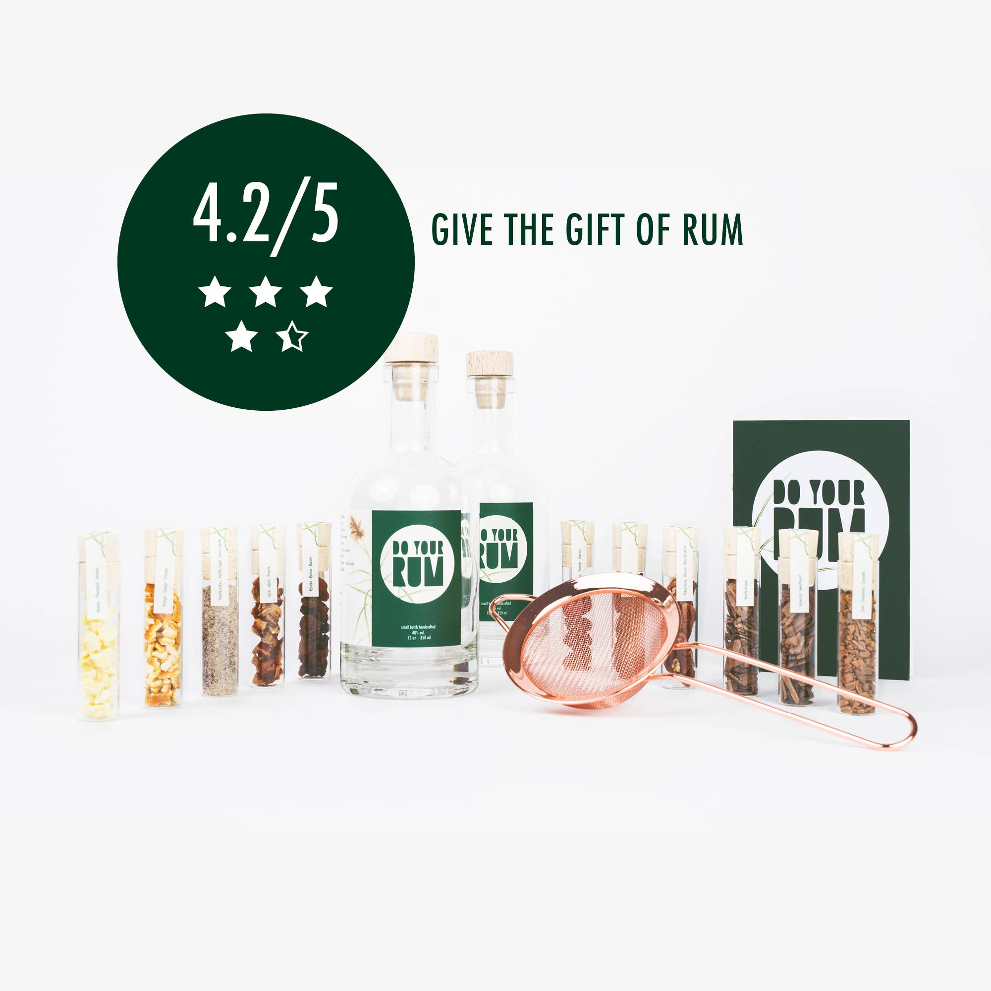 Craftly - Vendita all'ingrosso Kit per bevande fai da te - DO YOUR RUM | Kit per fare rum | Kit regalo fai-da-te per adulti1