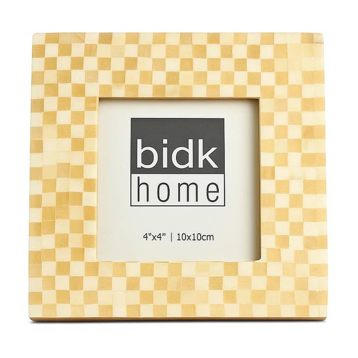 4X4” Mosaic Frame Lite Brown for wholesale by BIDKhome