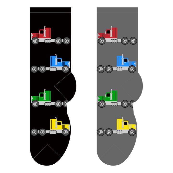 Sokken voor Semi Trucks voor wholesale door FOOZYS Fun Socks