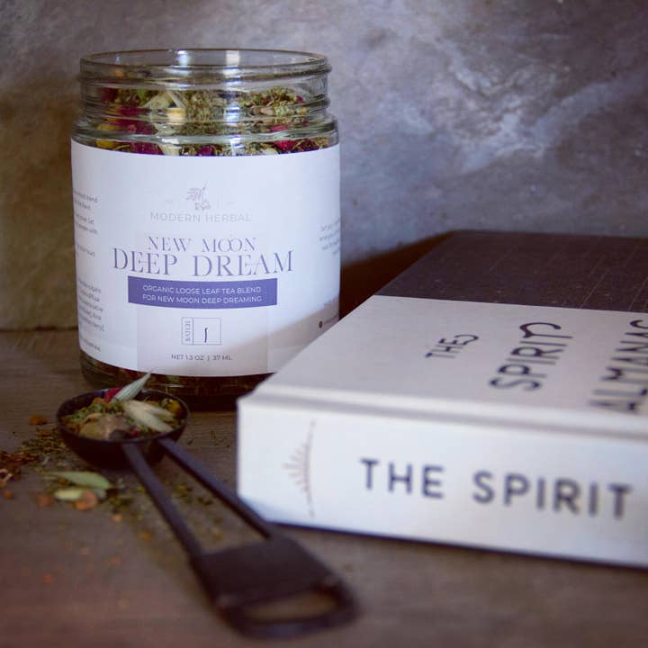 New Moon Deep Dream ∆ Loose Leaf Botanical Tea Blend for wholesale by Modern Herbal