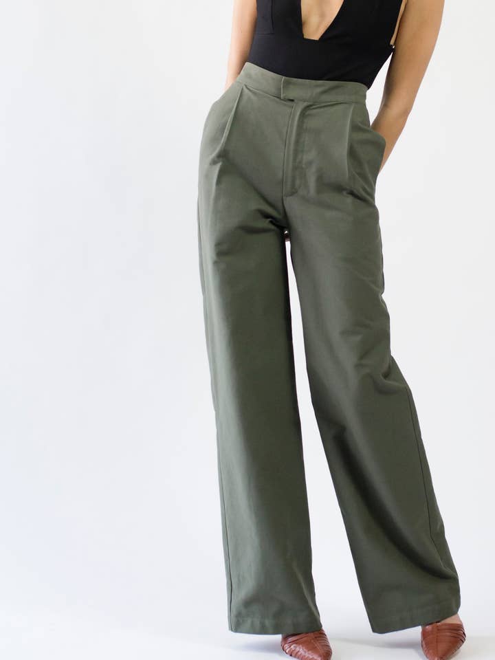 Pantalon Large Cardon pour la vente par KATIE FARNAN