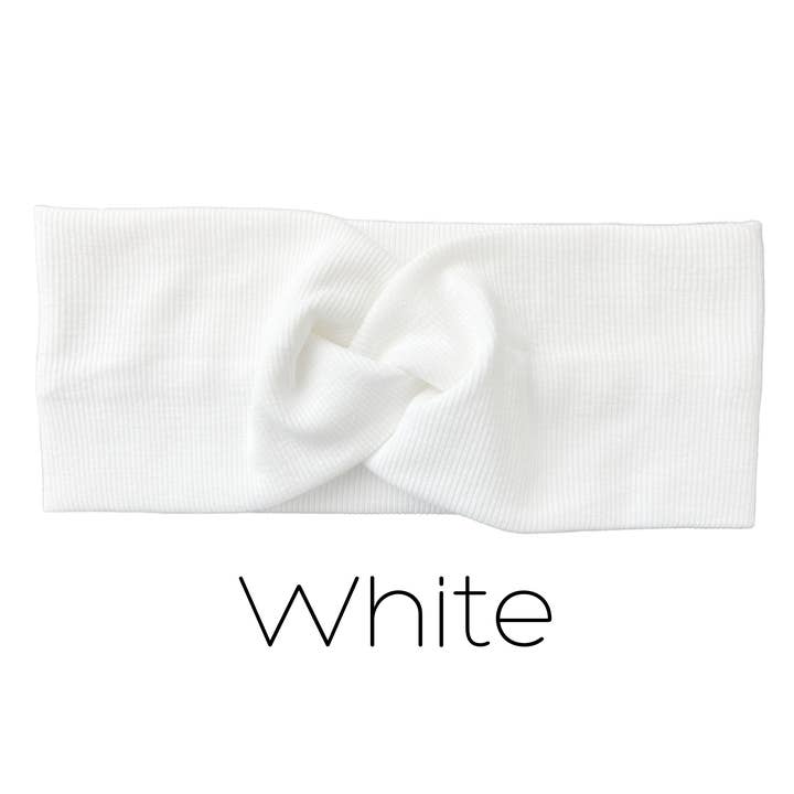 The Modern Pause - Wholesale Fashion Headband - Women's - Organic Rib Cotton Twist Headband0