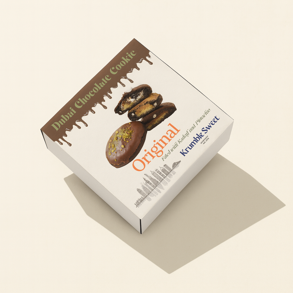 Krumble Sweet - Wholesale Cookie - Dubai Chocolate Cookie Sampler – 6 Assorted Pack 7