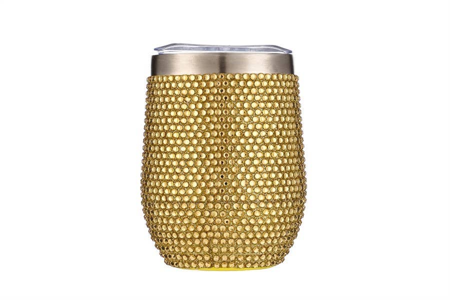 Nima Accessories Inc - Wholesale Insulated Mug/Tumbler - Rhinestone 12 oz Tumbler Cup3