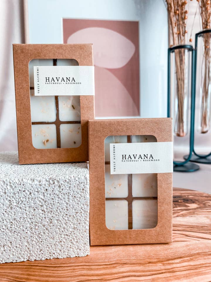 Havana - Patchouli & Rosewood Wax Melts {set Of 6} for wholesale by Truly Alchemi