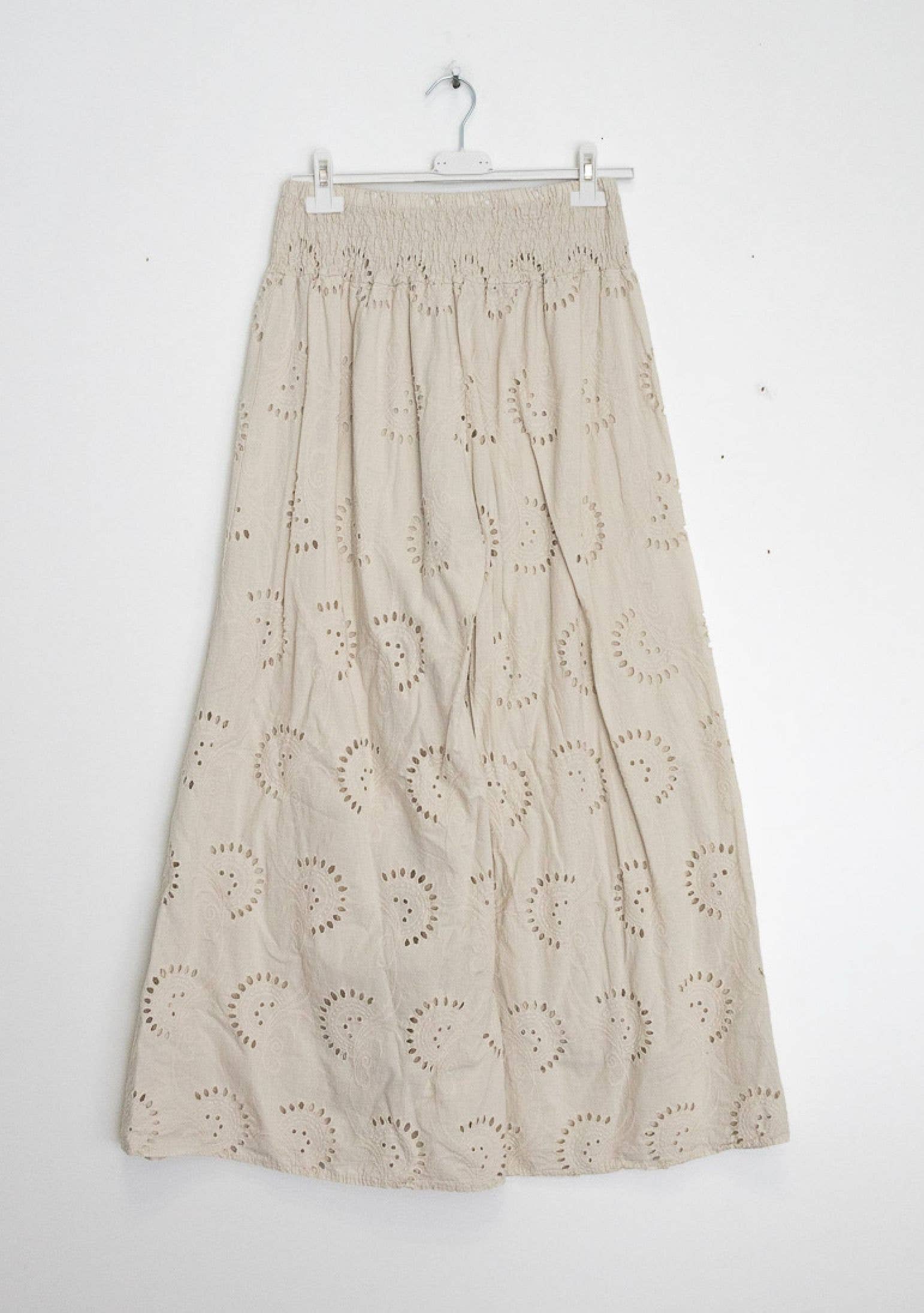 Happy look - Wholesale Pants - Women's - English embroidered wide legs pants 3