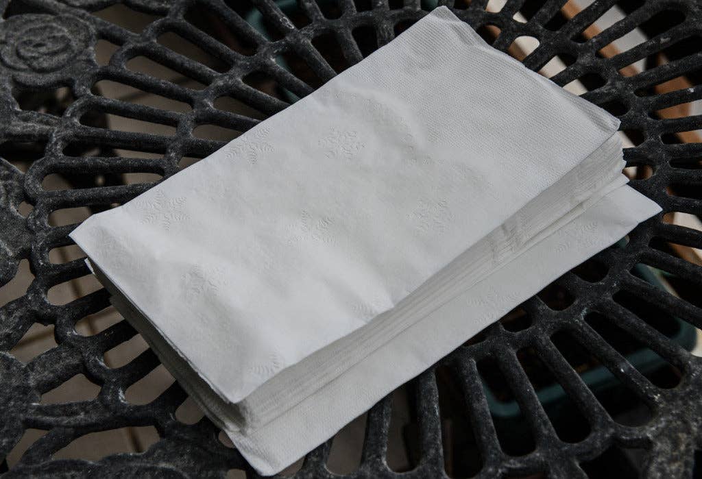 EcoQuality - Wholesale Disposable Napkin - 2-Ply White Disposable Paper Dinner Napkins 15" x 17"5
