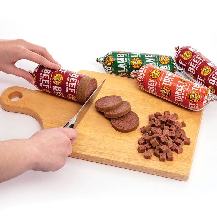 Happy Howie's - Wholesale Pet Treats - Dog - Beef Meat Roll - 12 ounce