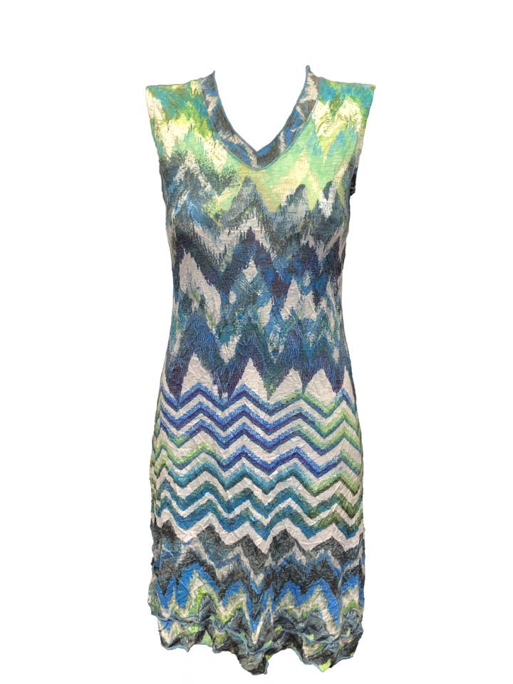 ÆRMELØS MERROW KJOLE MED V-HALS - LAKE 8670 for engroshandel hos David Cline