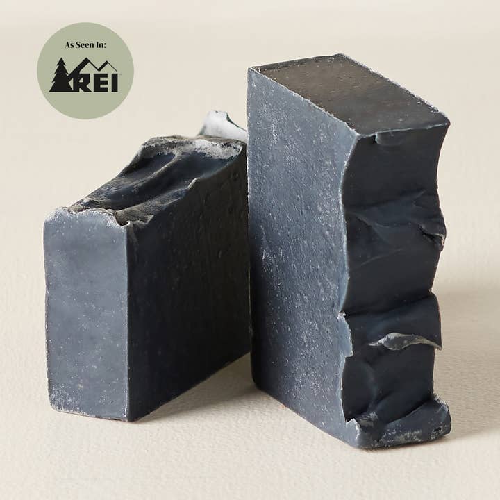 Charcoal Peppermint Detox Luxury Bar Soap Vegan Skincare for wholesale by Urban Pulse | Clean Skincare & Non Toxic Candles