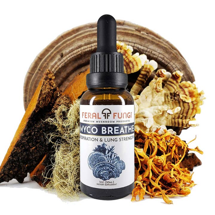 Feral Fungi - Wholesale Tincture - Myco Breathe Spagyric Blend