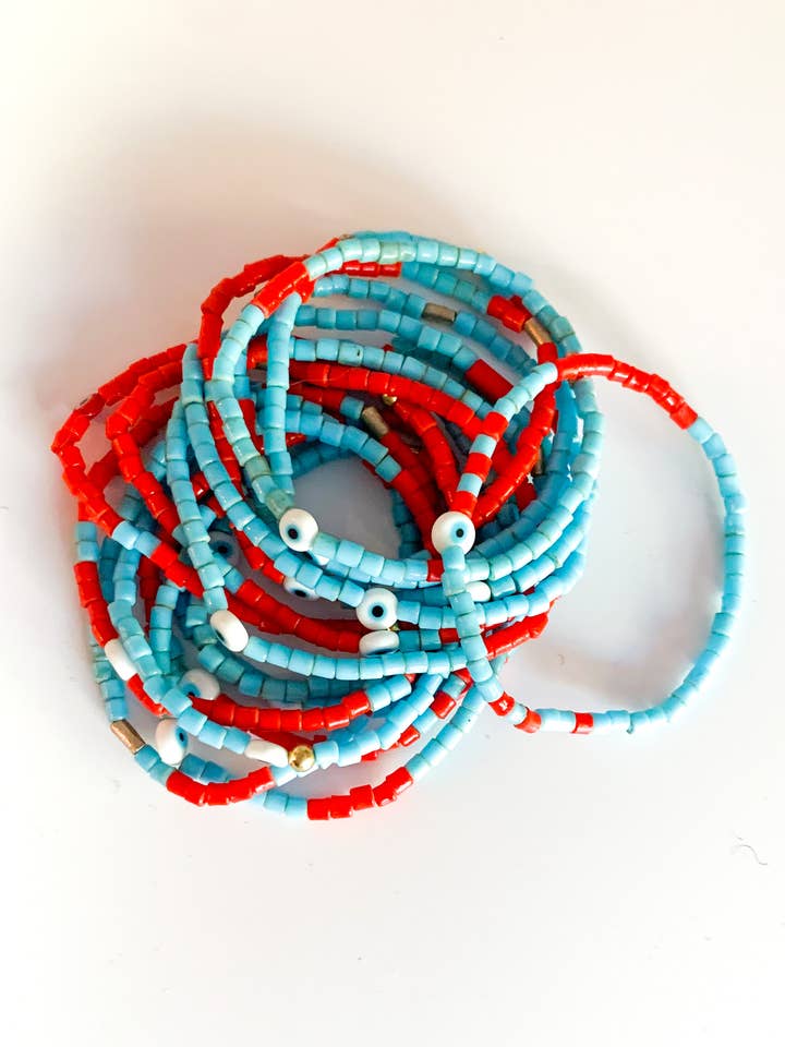 Evil eye bracelets for wholesale by Lovers and Heroes