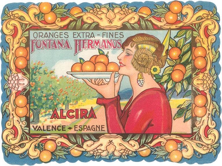 Found Image Press - Wholesale Magneet - Magneet FG-38 Fontana Hermanos Sinaasappels0