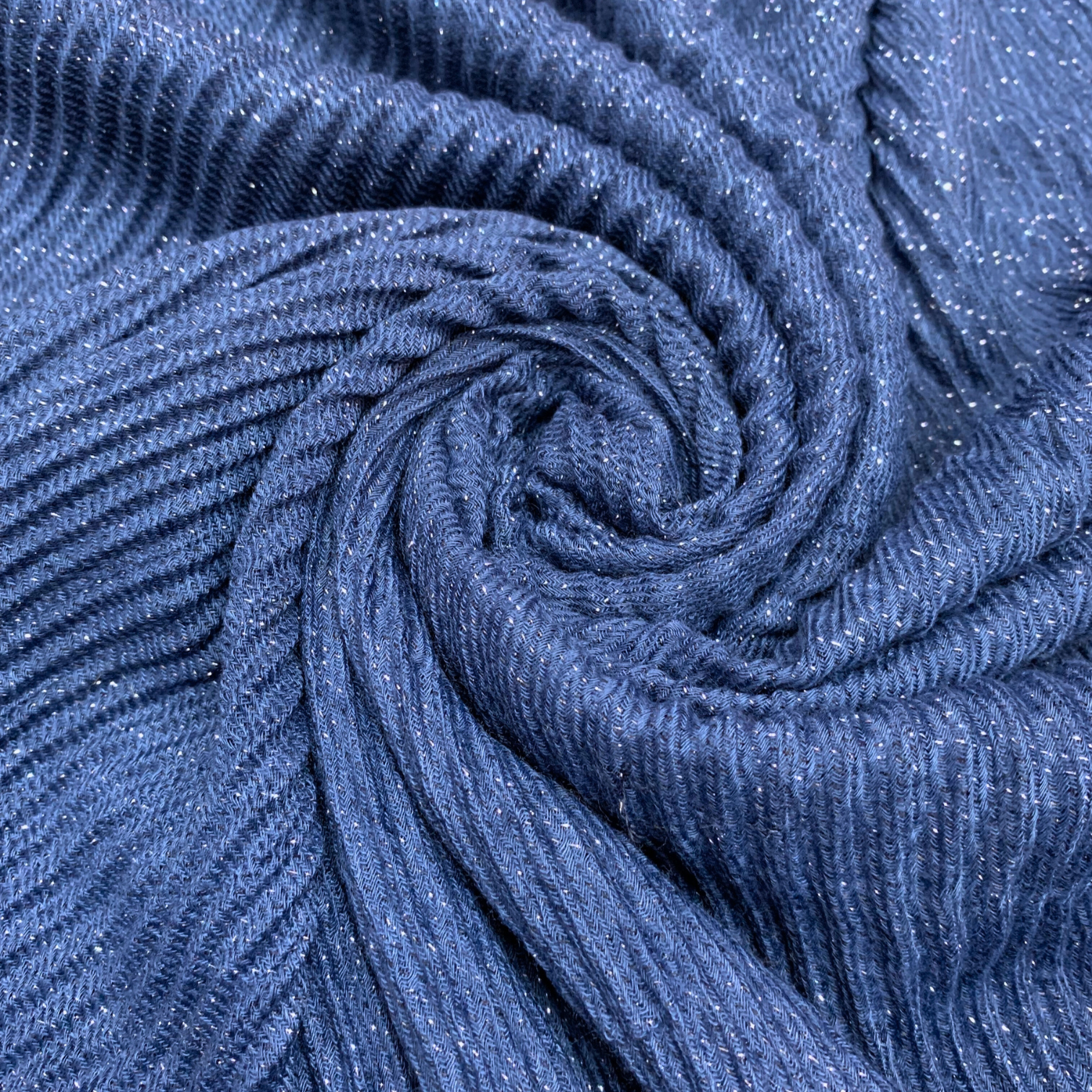 Lili Scarves (US Duty Free) - Wholesale Scarf - Women's - Premium Plain Lurex Large Scarf - 11 Colours2