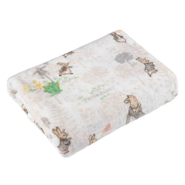 Classic Peter Rabbitâ„¢ Throw Natural for wholesale on Faire