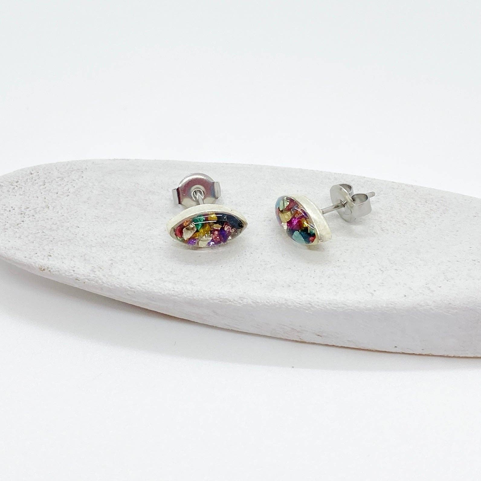 Jenica Jewelry - Wholesale Stud/Post Earrings - Small Multi Color Roxs Stud Earrings-Multiple Options7