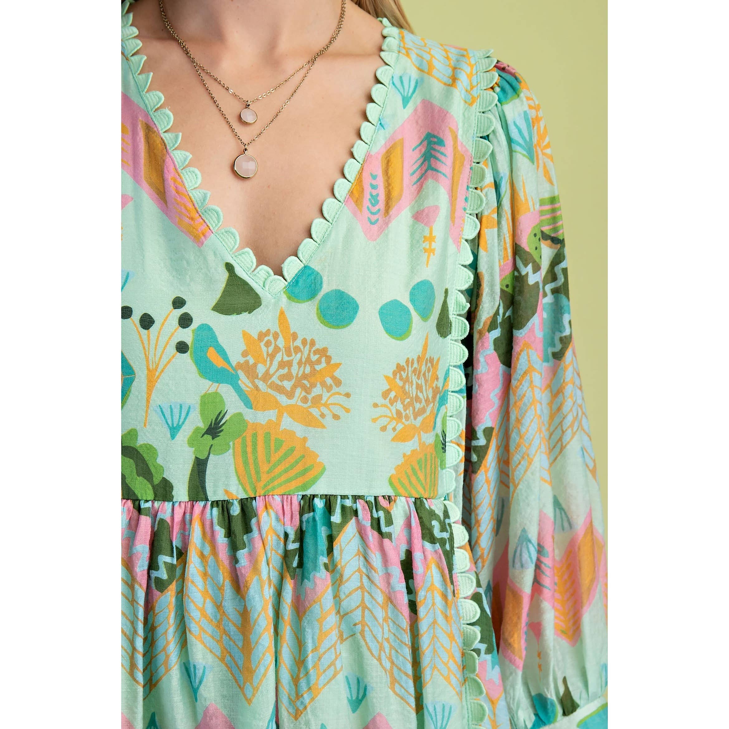 STYLE USA - Wholesale Dress - Women's - Printed Dress5