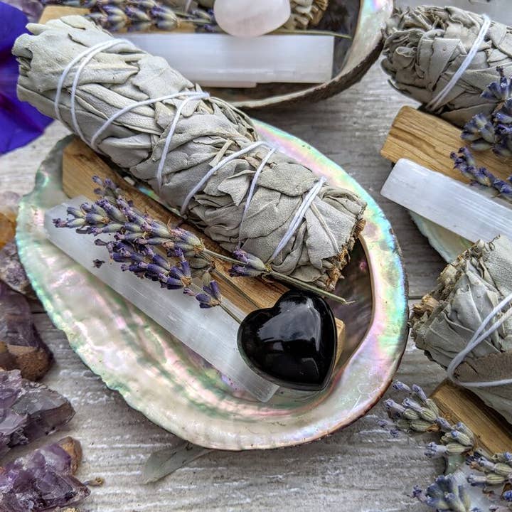 Coconut Quartz - Wholesale Sage Bundle - Sage Crystal Kit, Housewarming Gift, Smudge, Energy Cleanse3