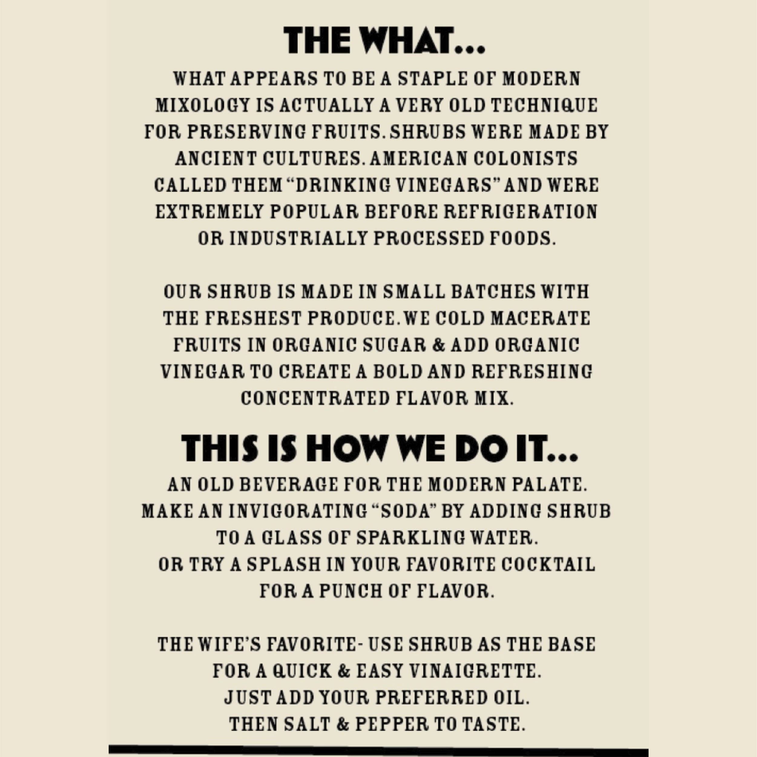 The Bitter Ginger - Wholesale Cocktail Mix/Syrup - Bitter Ginger Shrub- Blackberry Lemon Mint1