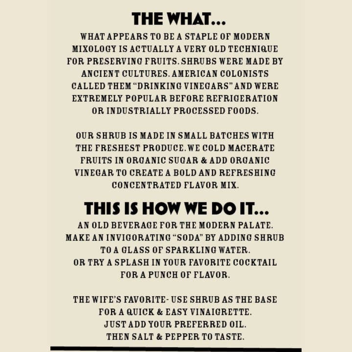 The Bitter Ginger - Wholesale Cocktail mix/syrup - Bitter Ginger Shrub- Blackberry Lemon Mint1