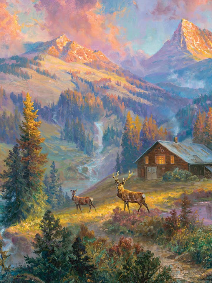 ED/Mountain Scene for wholesale by Greeting Cards by Norcard