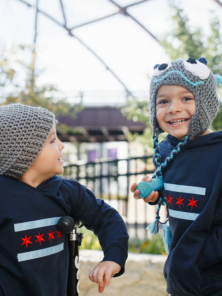 tori grace outfitters - Wholesale Hoodie - Unisex - chicago flag unisex hoodie, embroidered chicago flag hoodie6