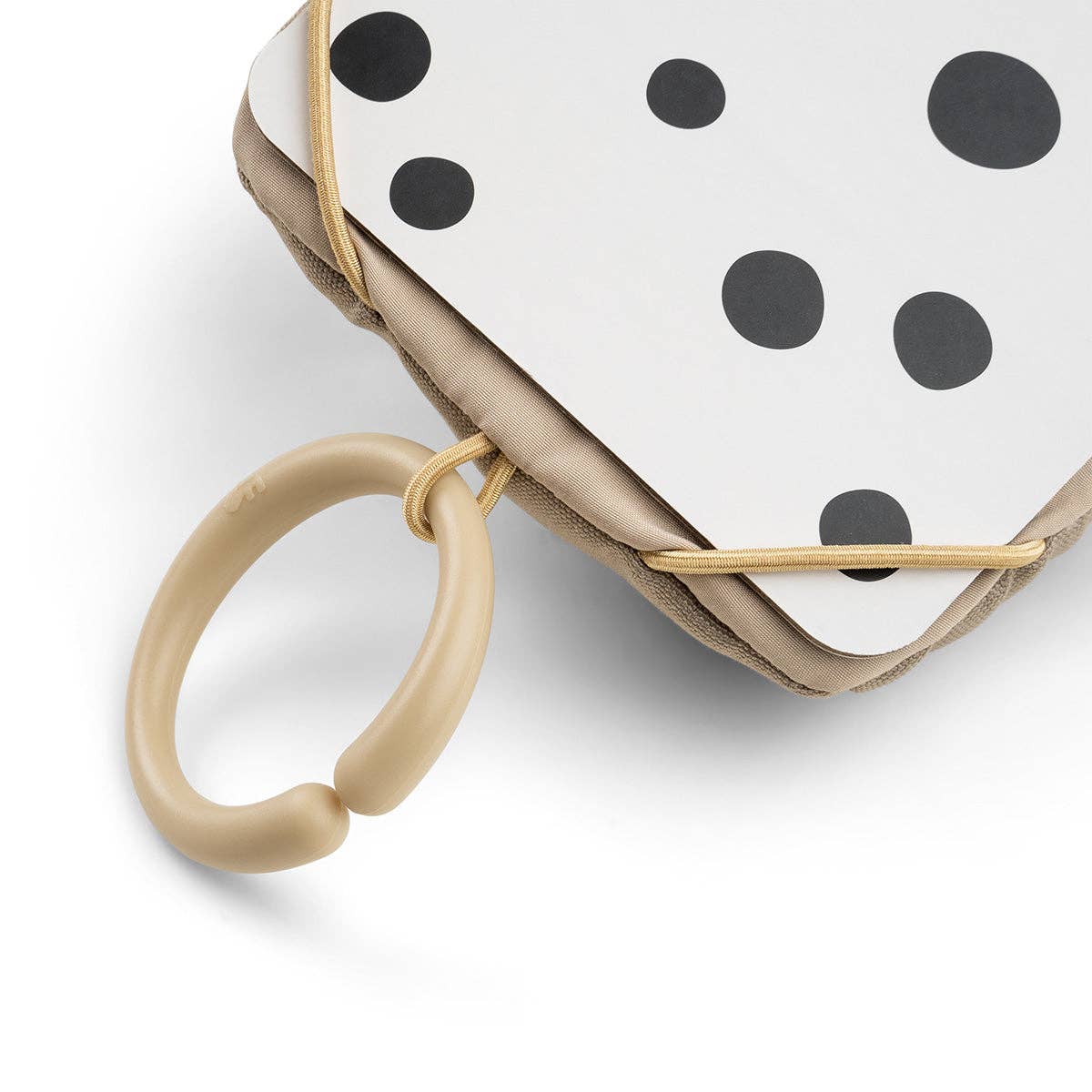 Baby Contrast Card Holder Deer Friends Sand for wholesale on Faire9