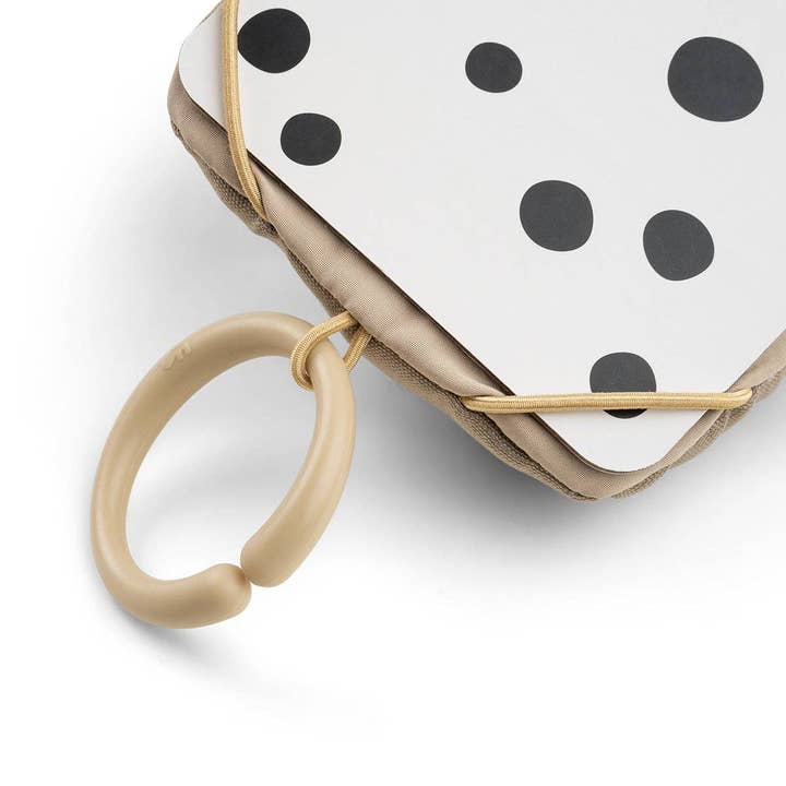 Baby Contrast Card Holder Deer Friends Sand for wholesale on Faire9