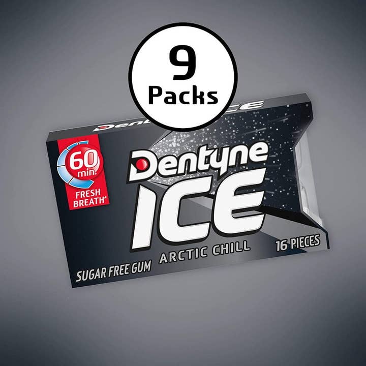 I Got Your Candy - Vendita all'ingrosso Gomme da masticare - Gomma da masticare senza zucchero Dentyne Ice Artic Chill, 9 ct3