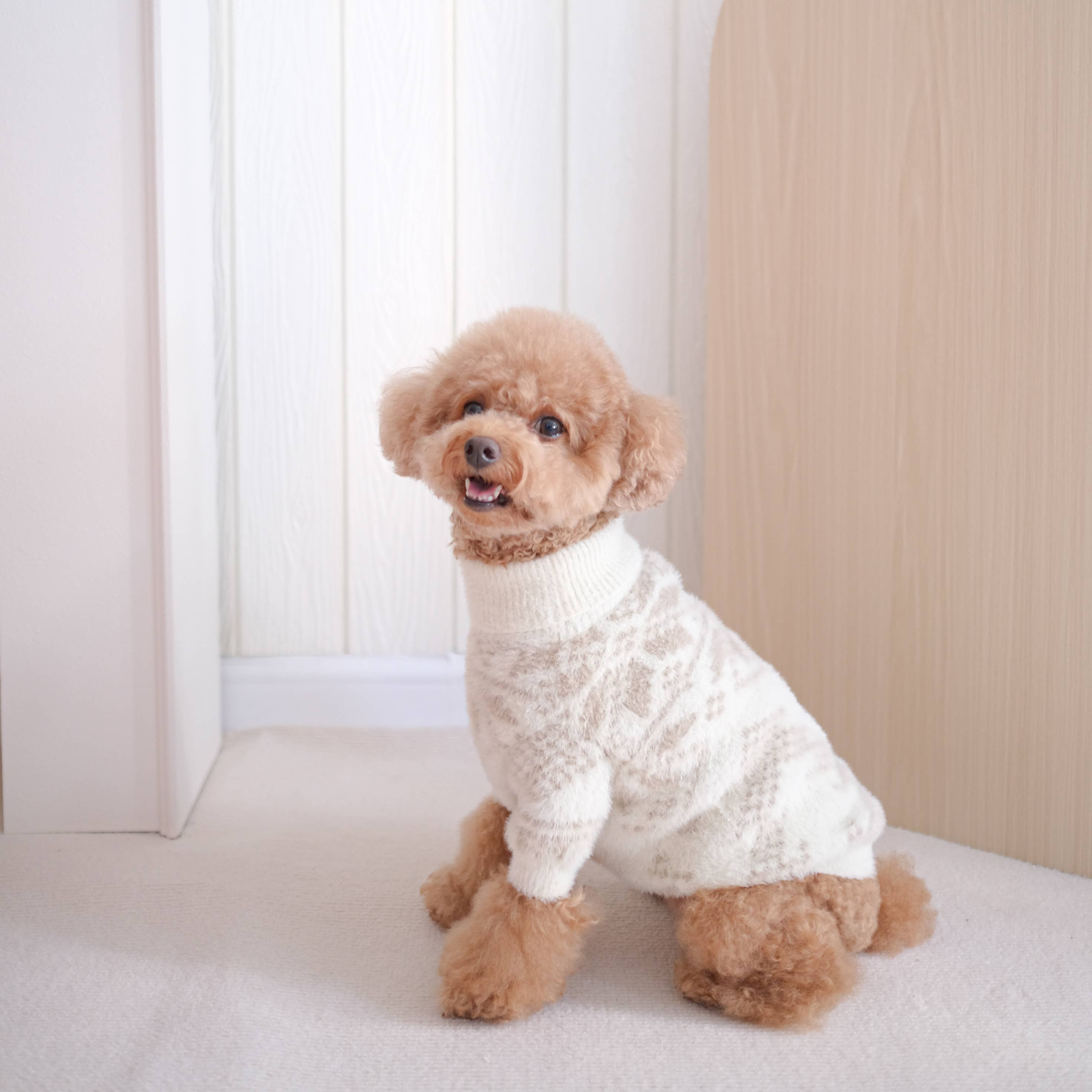 Pups & Bubs - Wholesale Pet Sweater - Dog - Let It Snow Soft Cloud Sweater | For Dogs & Cats0