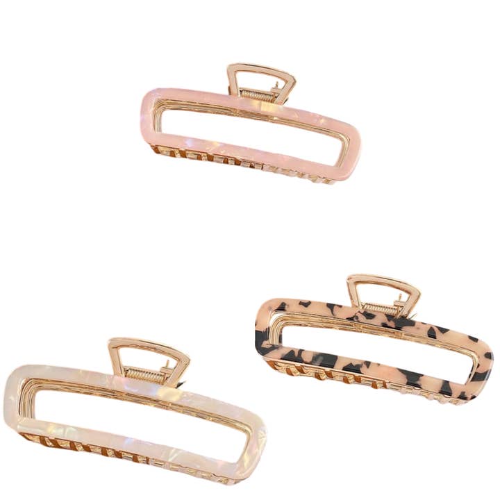 Monaco- Large Claw Hair Clip for wholesale by AA Designs Jewelry