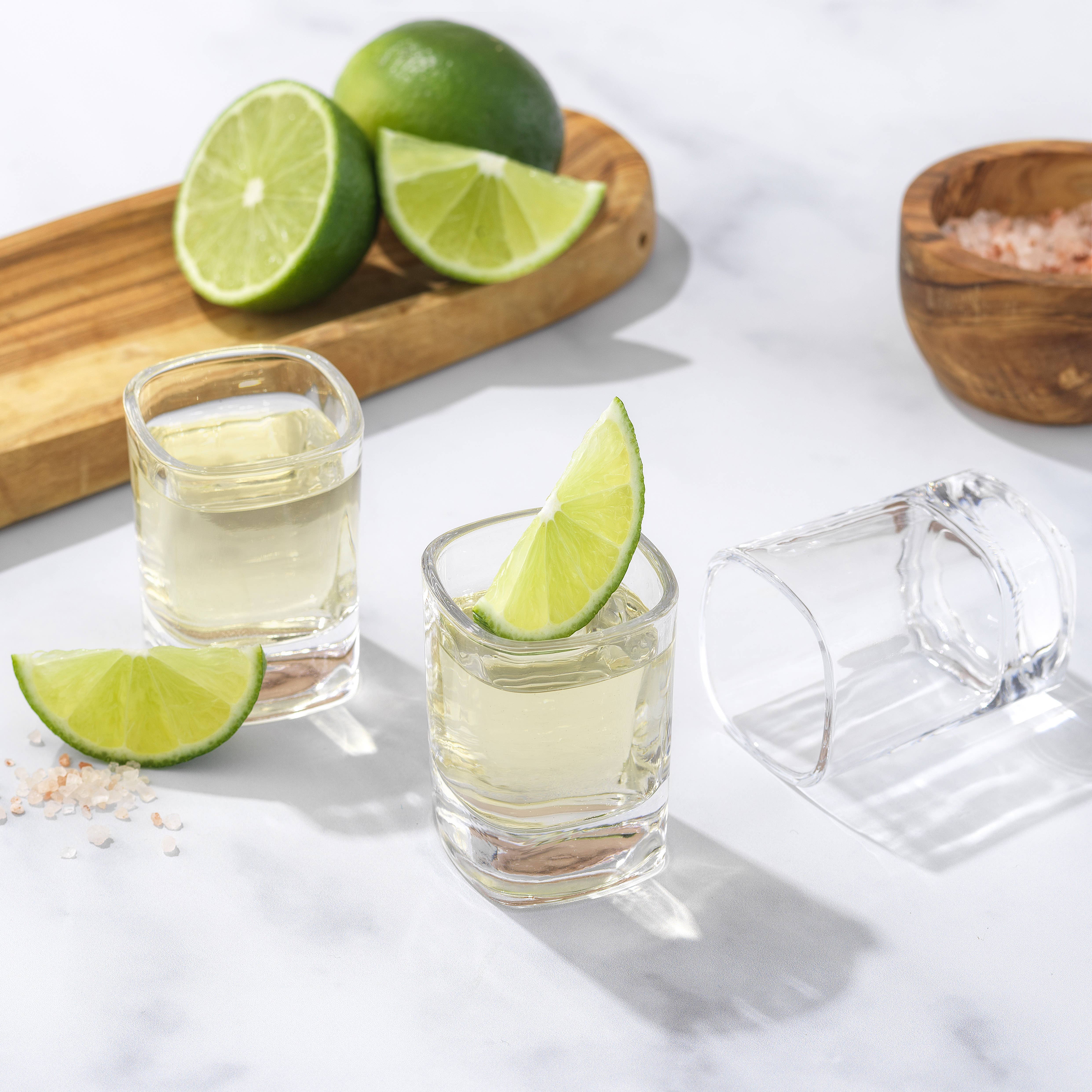 JoyJolt – wholesale Shot glass – City Heavy Base Shot Glasses, 2 Oz Shooter Glasses Set5