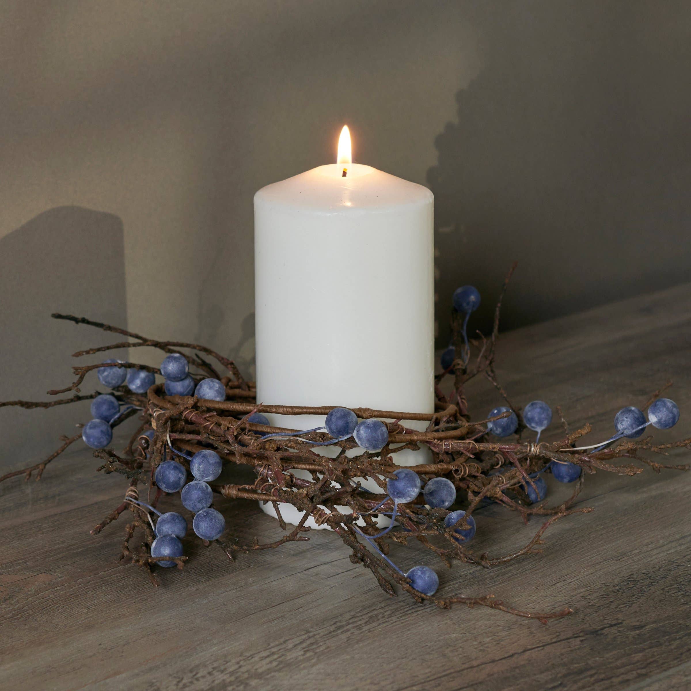 Primitives by Kathy - Wholesale Jar/Filled Candle - Blueberry Candle Ring3