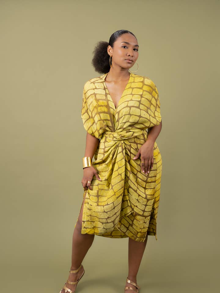 Wrap Dress - Techno for wholesale by GEOMETRIC