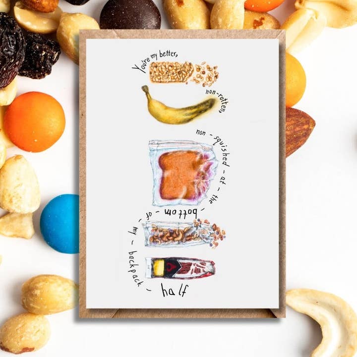 My Better Half|Greeting Card|Hiking Greeting Card|Love Card for wholesale by Mile Markers