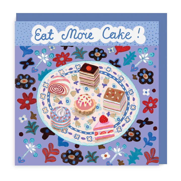 Eat More Cake 6 pack for wholesale by Martyna Zoltaszek Studio Ltd