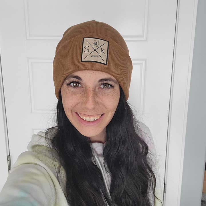 Sask X Rib Knit Toque for wholesale by DIYxe