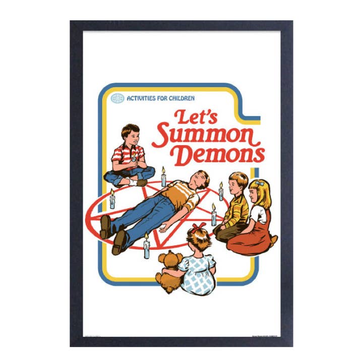 Pyramid America - Wholesale Art Print - Steven Rhodes -Summon Demons Framed Print